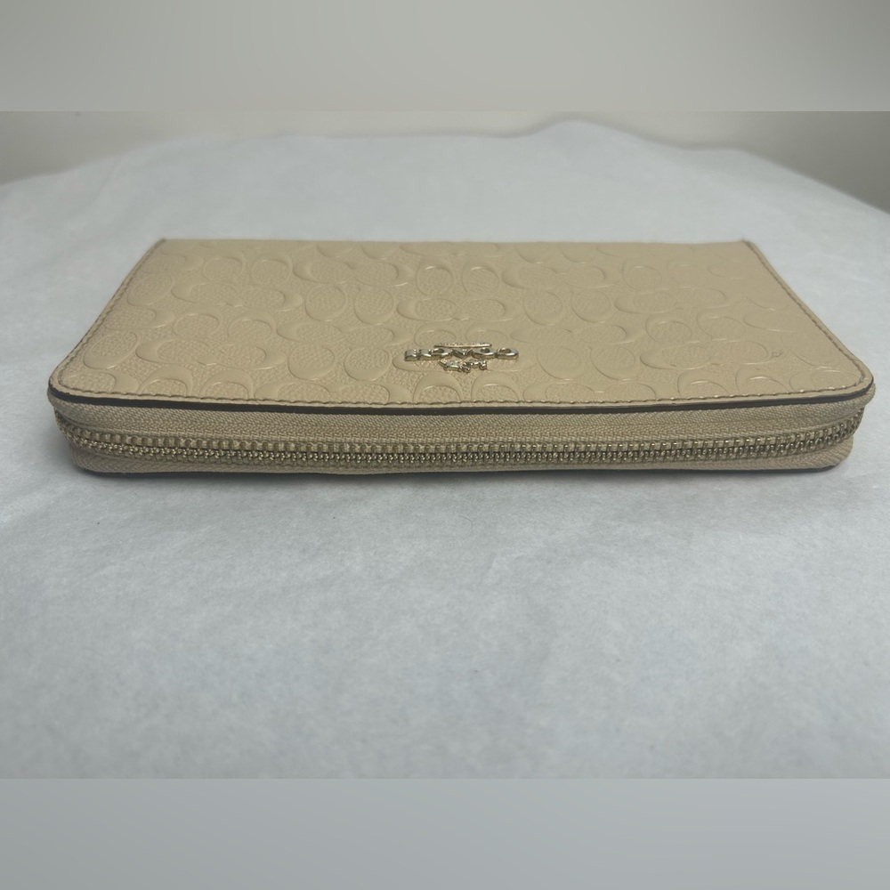 Coach Tan Embossed Wallet - Picture 7 of 15